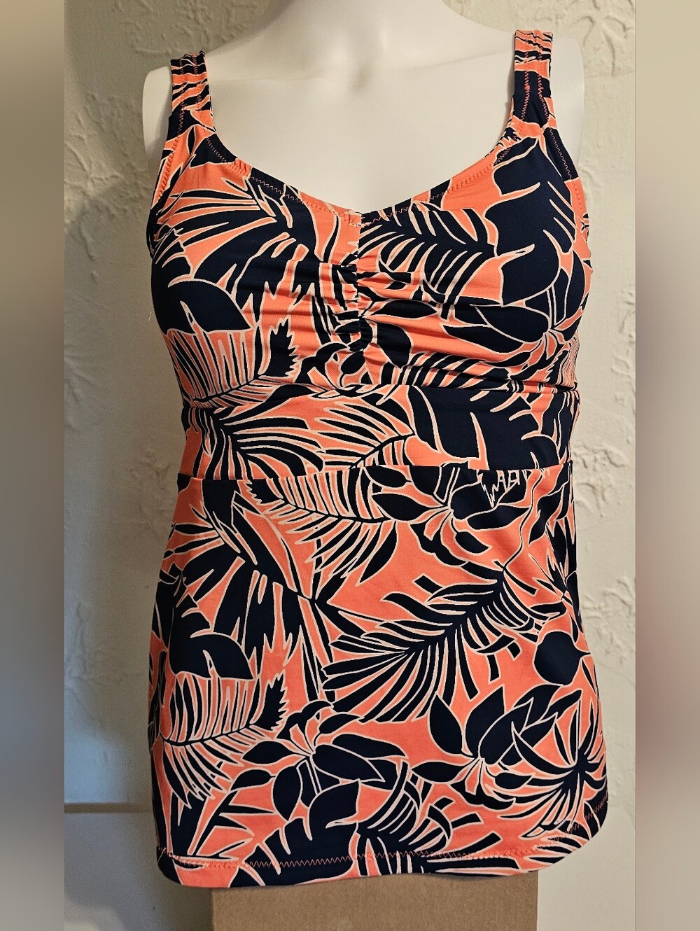 Lands' End Reversible Women's Tankini Swim Size XS